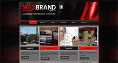 Desktop Screenshot of maxbrand.co.za