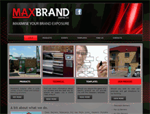 Tablet Screenshot of maxbrand.co.za